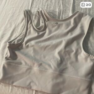 Lululemon Athletica Cream Tank Top